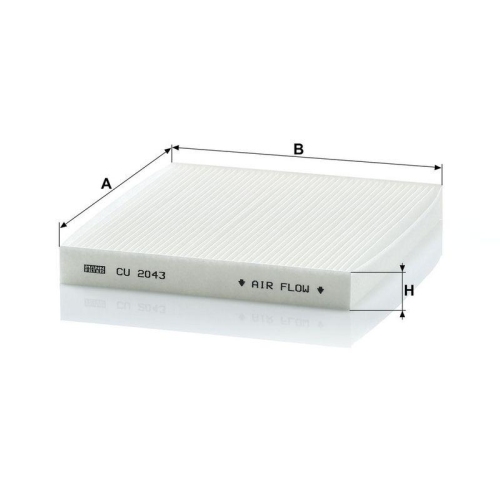MANN-FILTER Filter, Innenraumluft CU 2043