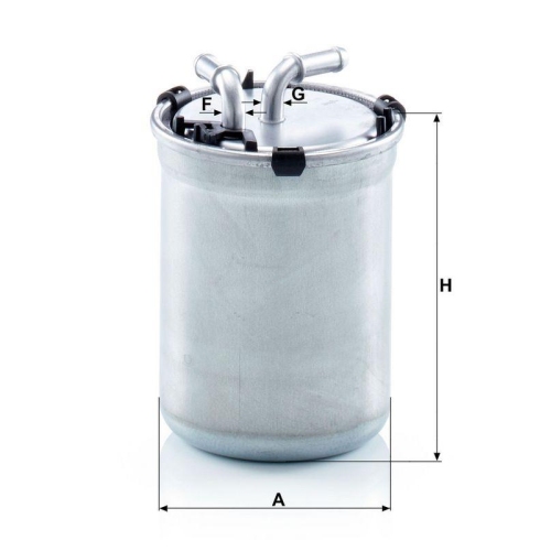 MANN-FILTER Kraftstofffilter WK 823/2