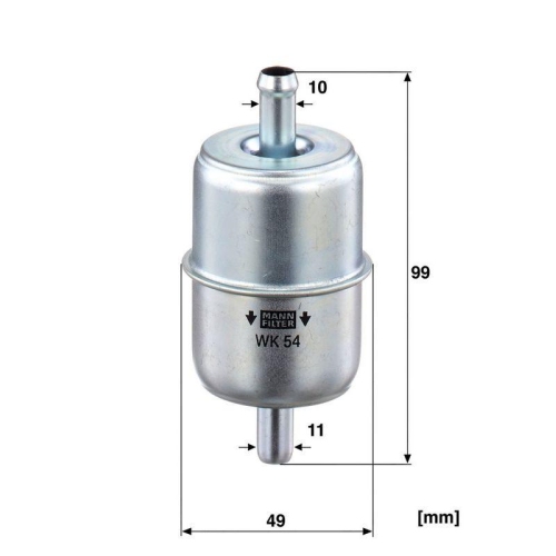 MANN-FILTER Kraftstofffilter WK 54