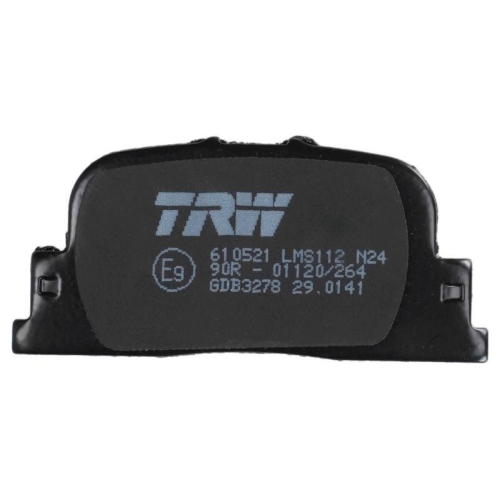 TRW Bremsbelagsatz, Scheibenbremse GDB3278