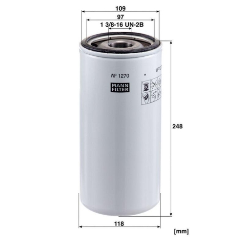MANN-FILTER &Ouml;lfilter WP 1270