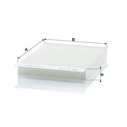 MANN-FILTER Filter, Innenraumluft CU 2143