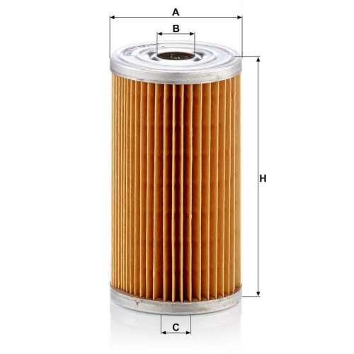MANN-FILTER Kraftstofffilter P 8015