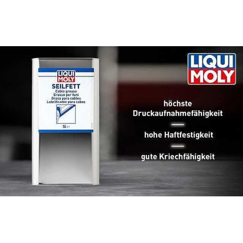 4X LIQUI MOLY Seilfett 5 Liter Dose - Hohlraumversiegelung 6124 - 20 Liter