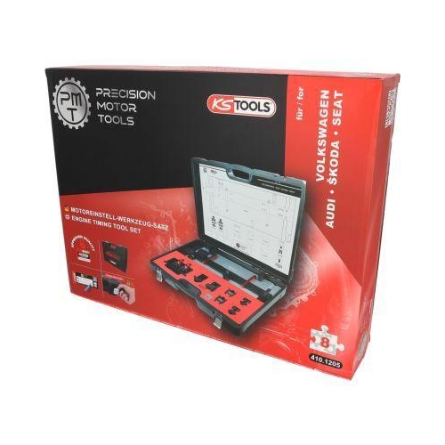 Motoreinstellwerkzeug-Satz f&uuml;r Audi, Seat, Skoda, Volkswagen, 8-tlg KS TOOLS