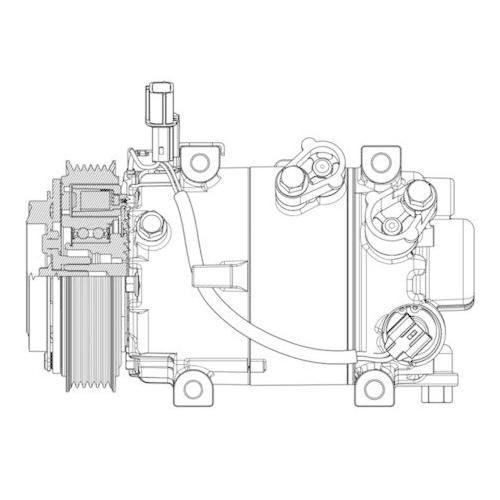 MAHLE Kompressor, Klimaanlage BEHR *** PREMIUM LINE *** ACP 633 000P