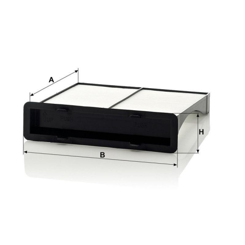 MANN-FILTER Filter, Innenraumluft CU 22 004