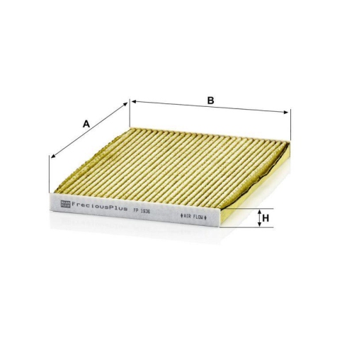 MANN-FILTER Filter, Innenraumluft FreciousPlus FP 1936