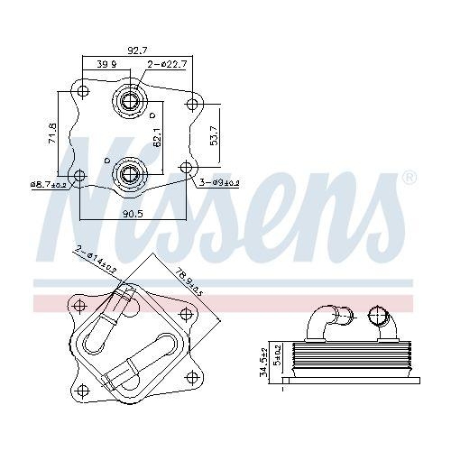 NISSENS &Ouml;lk&uuml;hler, Motor&ouml;l 91442