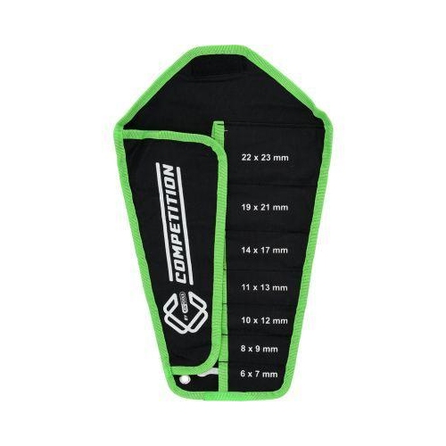 KS TOOLS COMPETITION Doppel-Maulschl&uuml;ssel-Satz, 7-tlg, extra flach