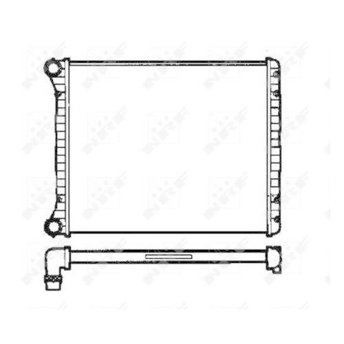 NRF Kühler, Motorkühlung 58258