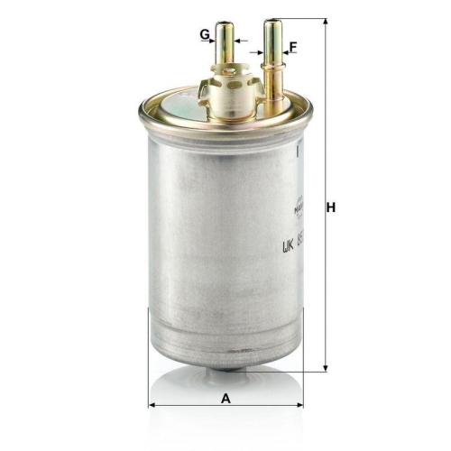 MANN-FILTER Kraftstofffilter WK 853/7