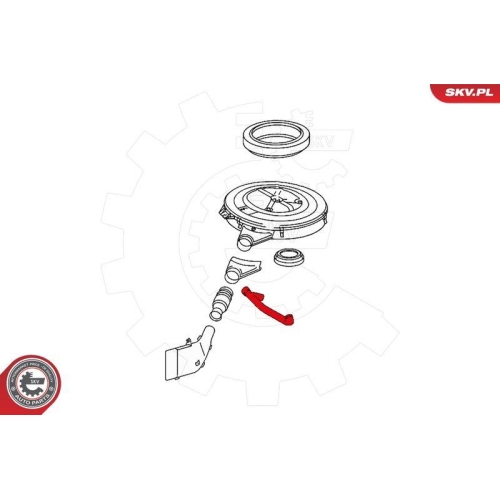 ESEN SKV Schlauch, Kurbelgehäuseentlüftung 31SKV113