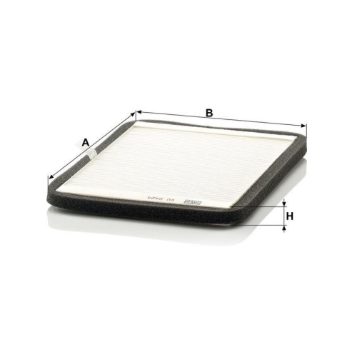 MANN-FILTER Filter, Innenraumluft CU 2424