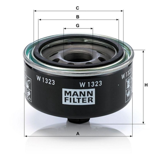 MANN-FILTER &Ouml;lfilter W 1323