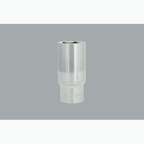 1/2 Zoll CHROMEplus Sechskant-Stecknuss, lang, 27mm H&auml;nger KS TOOLS 918.1257-E