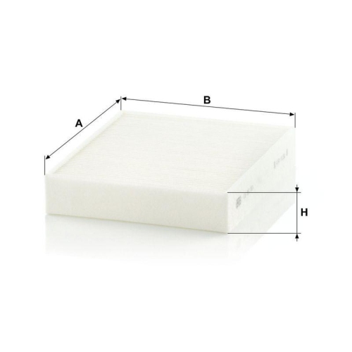 MANN-FILTER Filter, Innenraumluft CU 25 001