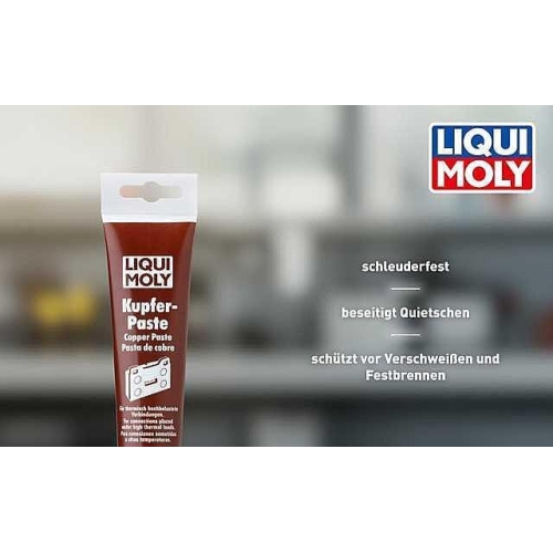 2x Bremsenpaste LIQUIMOLY 3080 Kupferpaste Kupfer-Paste Montage Bremse Fett 100g