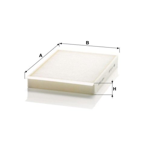 MANN-FILTER Filter, Innenraumluft CU 25 002