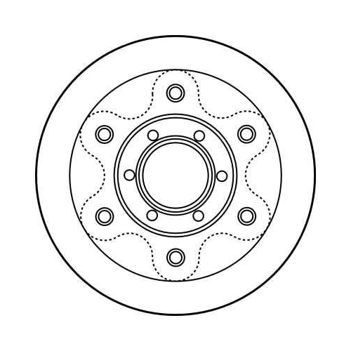 TRW Bremsscheibe TRW SINGLE DF2788S
