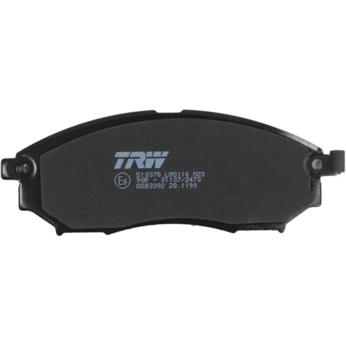 TRW Bremsbelagsatz, Scheibenbremse COTEC GDB3392