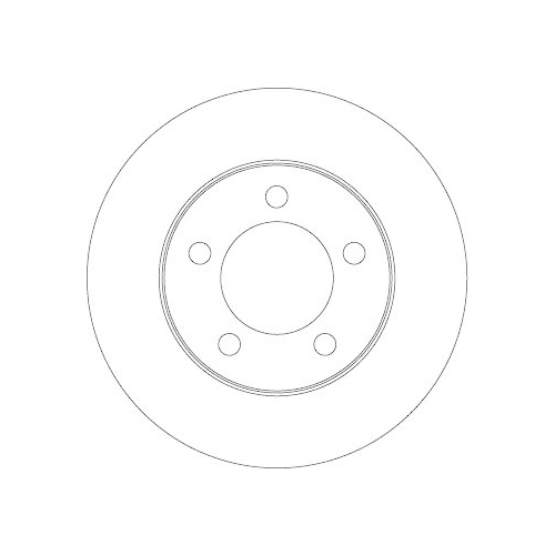 TRW Bremsscheibe TRW SINGLE DF2816S