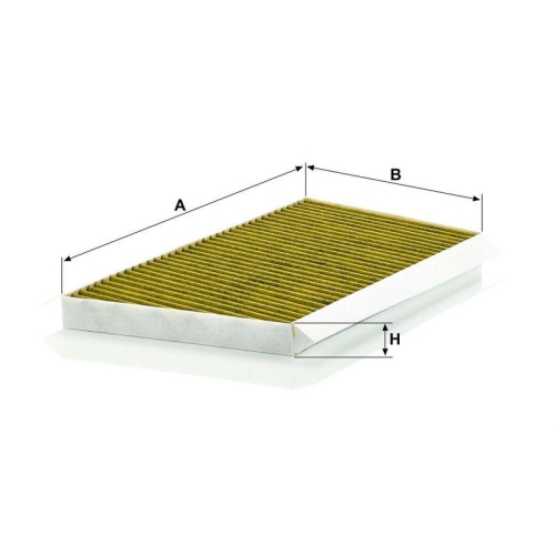MANN-FILTER Filter, Innenraumluft FreciousPlus FP 3461