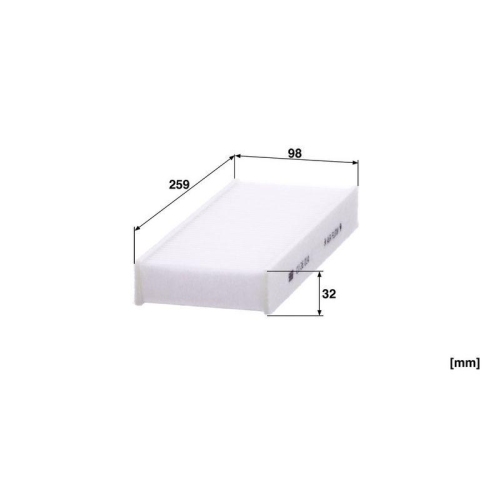 MANN-FILTER Filter, Innenraumluft CU 26 014-2
