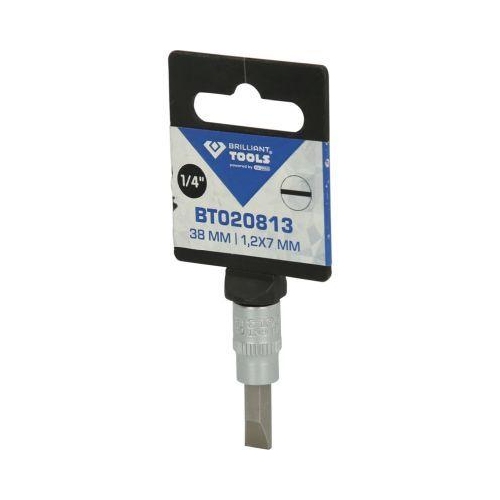 1/4 Zoll Schlitz Bit-Stecknuss, 1,2 x 7 mm BRILLIANT TOOLS BT020813