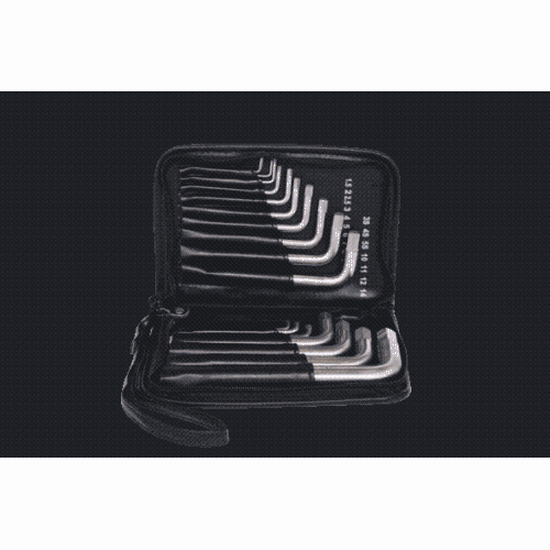 TITANplus Winkelstiftschl&uuml;ssel-Satz Innensechskant, 17-tlg KS TOOLS 965.2004