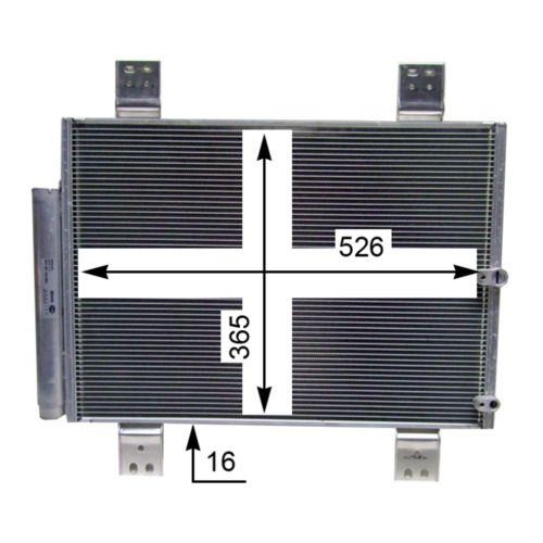 MAHLE Kondensator, Klimaanlage BEHR AC 824 000S