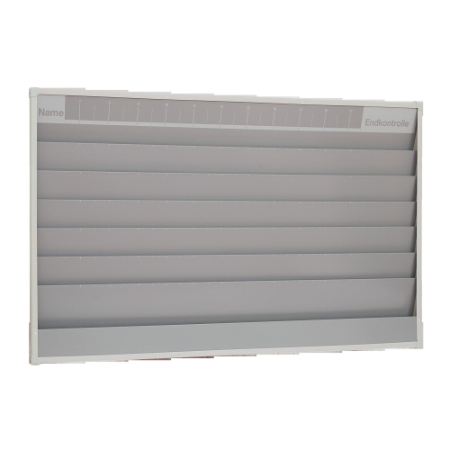 Werkstattplaner f&uuml;r Kfz-Betriebe A4 6 Schienen H: 900 mm B: 1580 mm Ablagefach