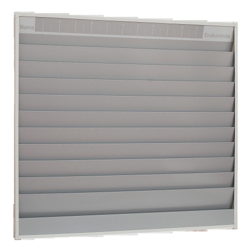 Werkstattplaner f&uuml;r Kfz-Betriebe A4 10 Schienen H: 1282 mm B: 1580 mm EICHNER