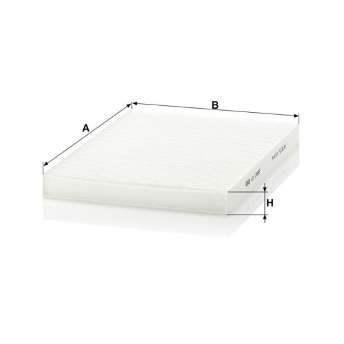 MANN-FILTER Filter, Innenraumluft CU 2882