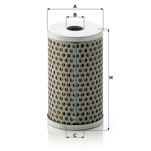 MANN-FILTER Filter, Arbeitshydraulik H 601/4