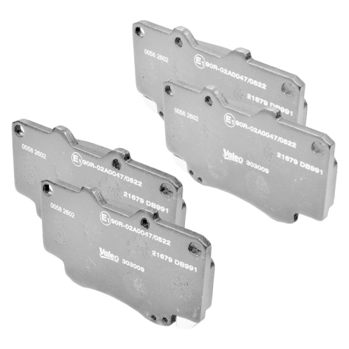 VALEO Bremsbelagsatz, Scheibenbremse ESSENTIAL 303009