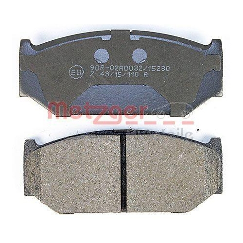 METZGER AUTOTEILE Bremsbelagsatz, Scheibenbremse 1170813