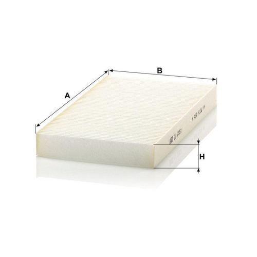 MANN-FILTER Filter, Innenraumluft CU 2951