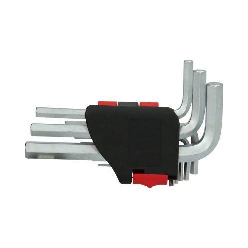 Innensechskant-Winkelstiftschl&uuml;ssel-Satz, im Klapphalter,9-tlg1,5-10mm KS TOOLS