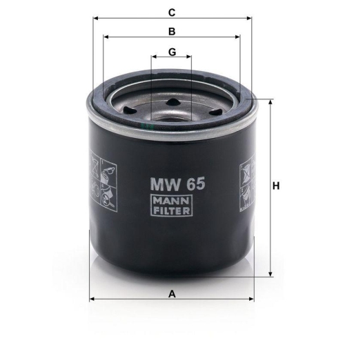 MANN-FILTER &Ouml;lfilter MW 65