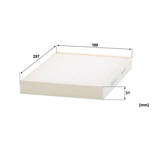 MANN-FILTER Filter, Innenraumluft CU 3054