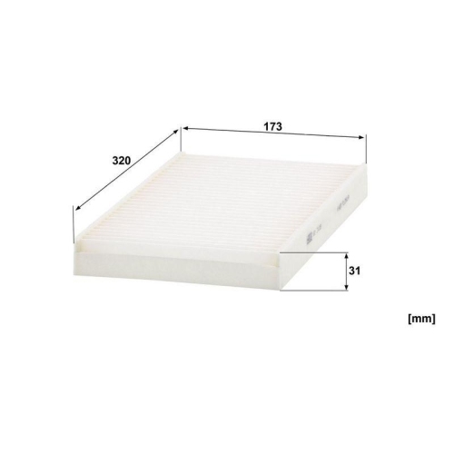 MANN-FILTER Filter, Innenraumluft CU 3139