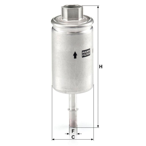 MANN-FILTER Kraftstofffilter WK 57