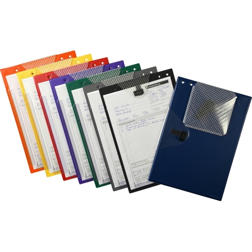 Auftragstasche Jumbo DIN A4, mit gro&szlig;er Dehnfalte und seitlichem Verschlu&szlig;, Rot