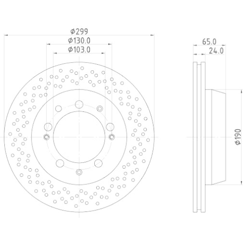 HELLA Bremsscheibe 8DD 355 104-751