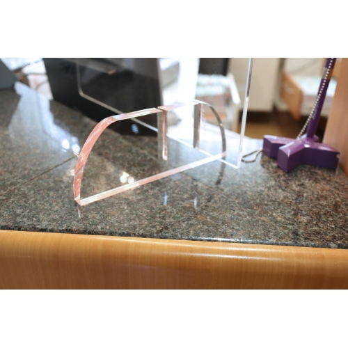 Hygieneschutzwand Acrylglas Transparent, Format 600 x 1.000 mm EICHNER