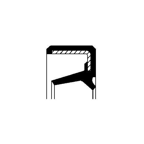 CORTECO Wellendichtring, Radnabe 15510034B