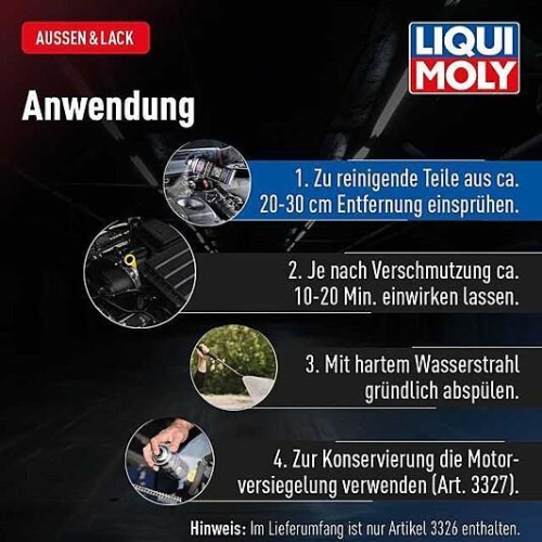 Reiniger LIQUI MOLY 3326 Motorraumreiniger Motorreiniger &Ouml;l- & Fettl&ouml;send 400ml