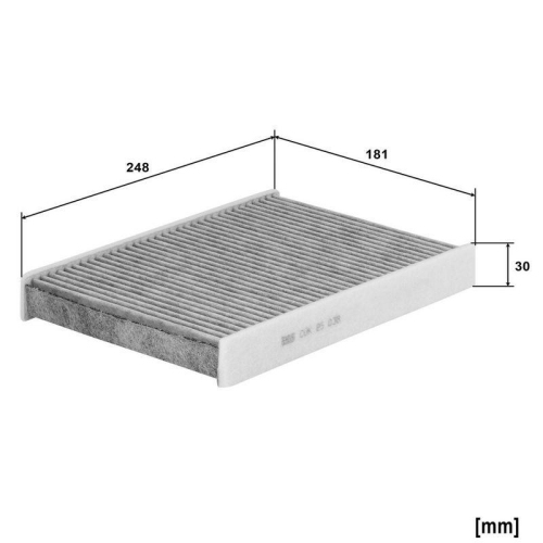 MANN-FILTER Filter, Innenraumluft CUK 25 038