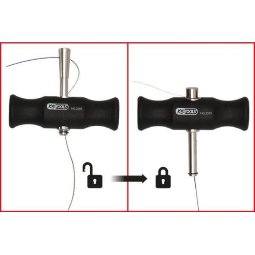 Drahtschneide-Satz mit 4-kant-Schneiddraht, 4-tlg KS TOOLS 140.2250